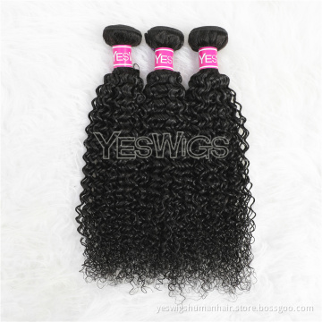 High Quality Peruvian Human Hair Extension Weave Bundles With Small Kinky Curls Natural Color Peruvian Hair Curly Wave Extension